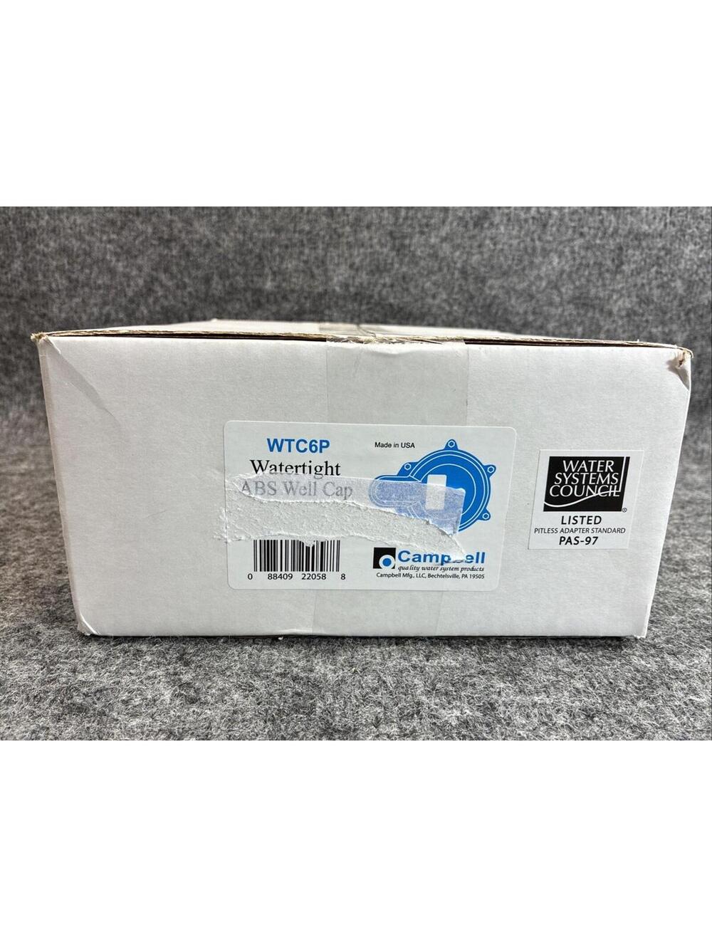 Campbell WTC6P ABS Plastic Blue 1-1/4 in. Watertight Well Cap